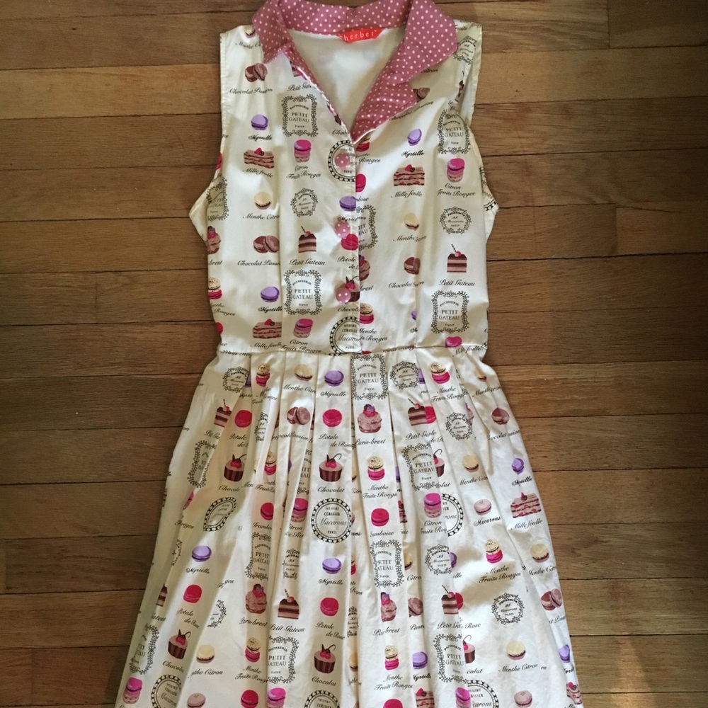 Cake Print Dress